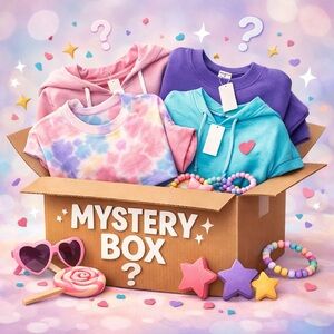Pre Teen Girls Clothing Mystery Box NWT 6-7 Items Hoodies Tees Reseller Lot